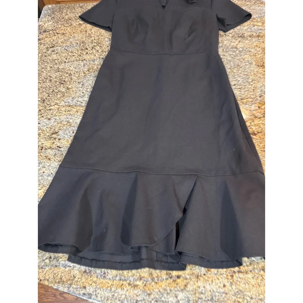 NWT Banana Republic Black Dress Women's Size 4 Short Sleeve Career Business $128